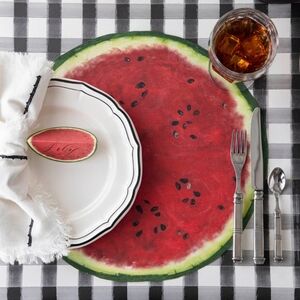 Watermelon Placemats and Coasters Set